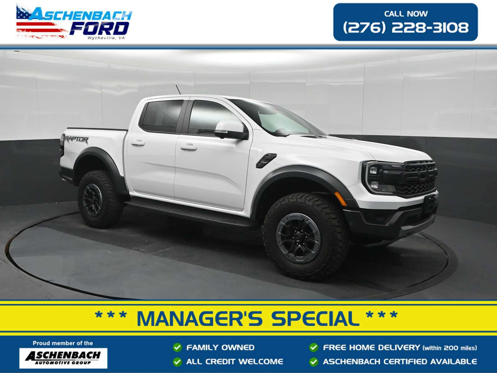 Certified 2024 Ford Ranger Raptor