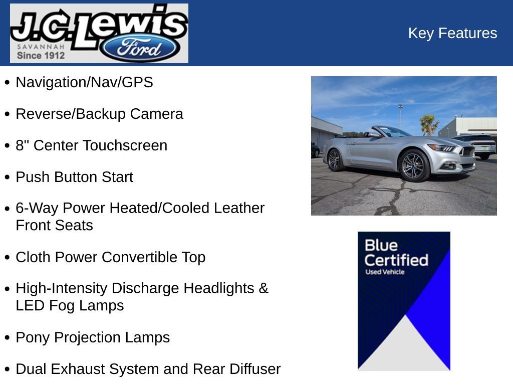 Certified 2017 Ford Mustang Premium RWD image 27