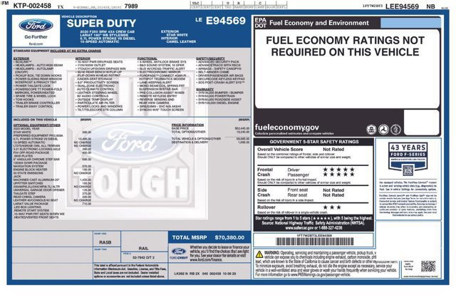 Certified 2020 Ford F250 Lariat w/ Lariat Value Package image 12