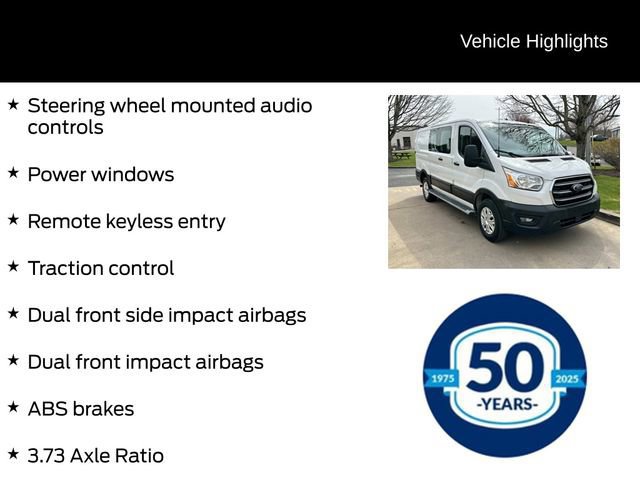 Certified 2020 Ford Transit 250 Low Roof w/ Exterior Upgrade Package image 16