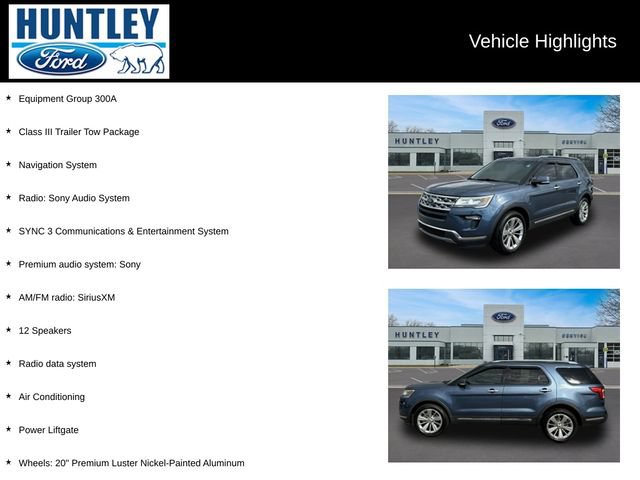 Certified 2019 Ford Explorer Limited w/ Class III Trailer Tow Package AWD/4WD image 2