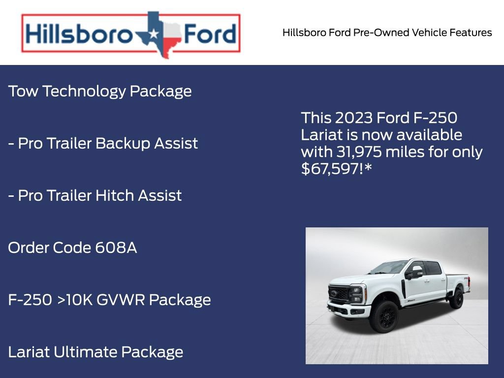 Certified 2023 Ford F250 Lariat w/ Lariat Ultimate Package AWD/4WD image 9