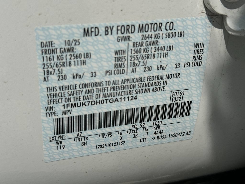 Certified 2026 Ford Explorer Active RWD image 31