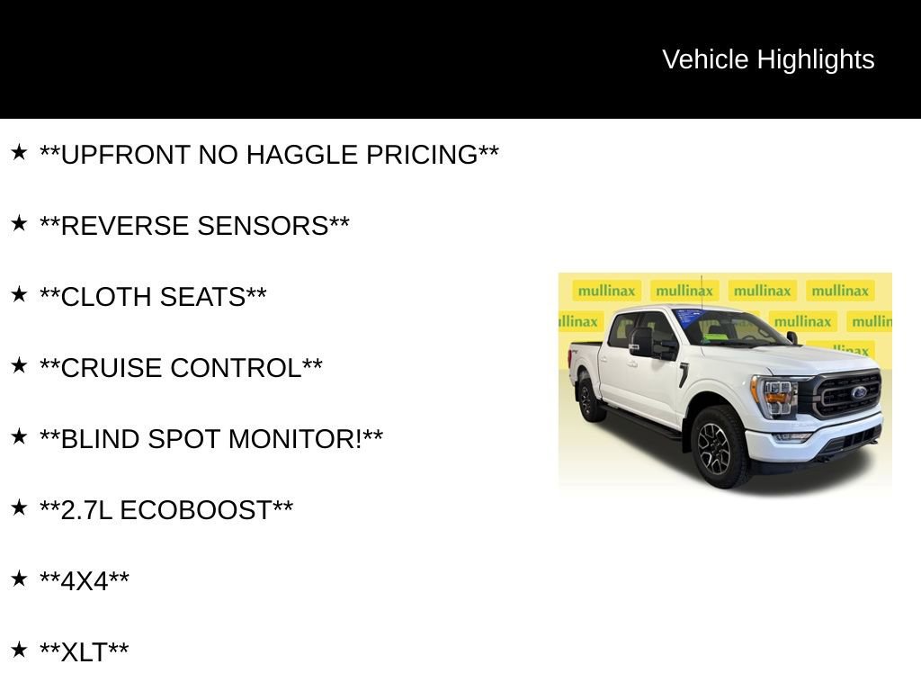 Certified 2023 Ford F150 XLT w/ Equipment Group 302A High image 15