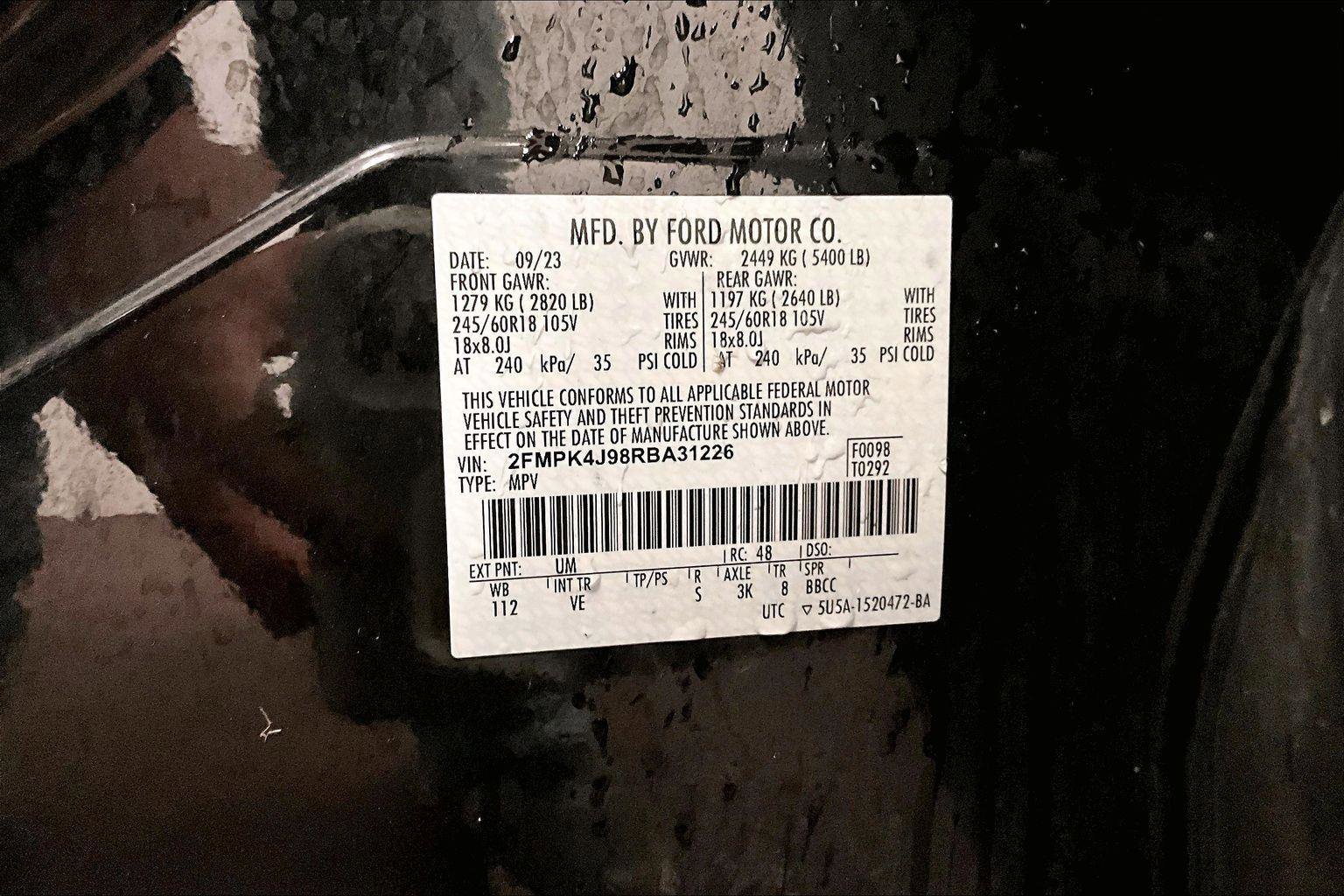 Certified 2024 Ford Edge SEL w/ Convenience Package image 32