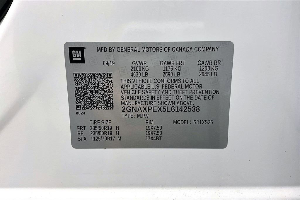 Used 2020 Chevrolet Equinox Premier w/ Premier Redline Edition image 35