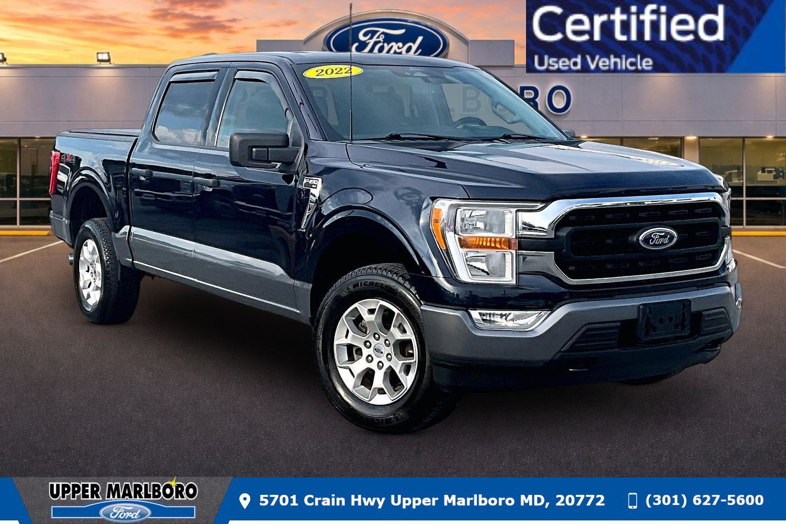 Certified 2022 Ford F150 XLT w/ Equipment Group 301A Mid AWD/4WD image 1