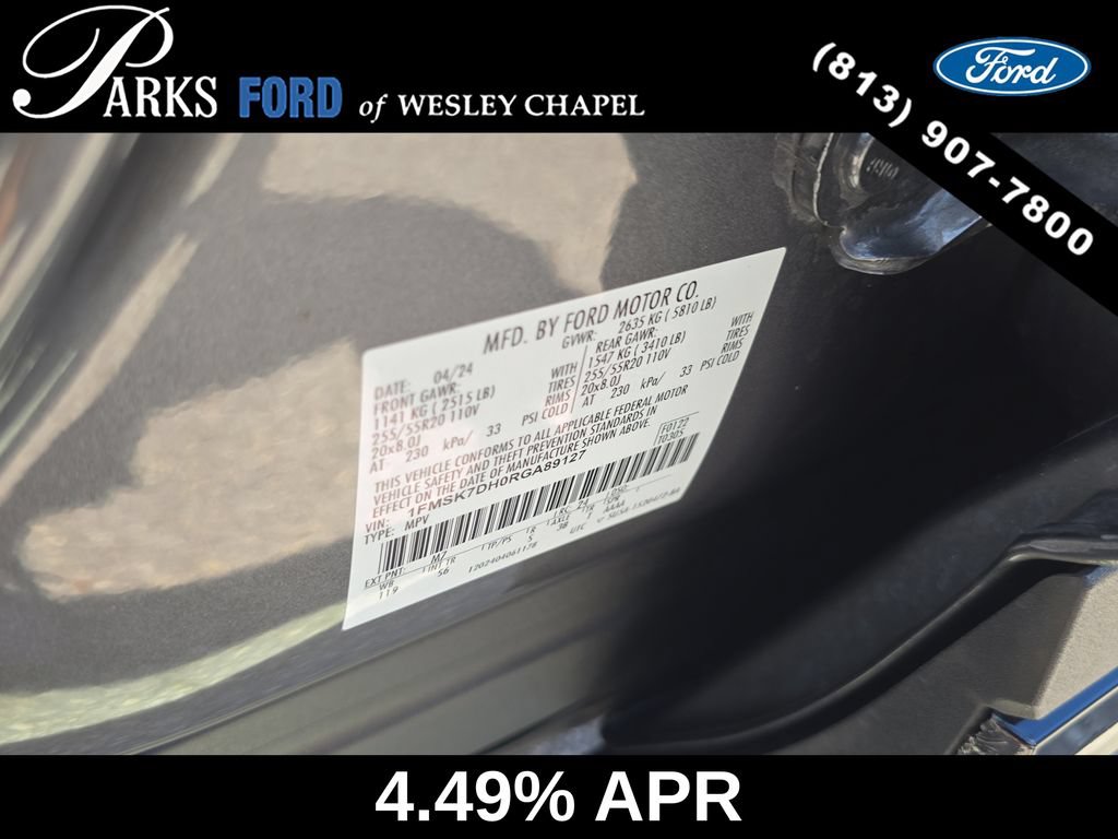 Certified 2024 Ford Explorer XLT w/ Equipment Group 202A RWD image 35