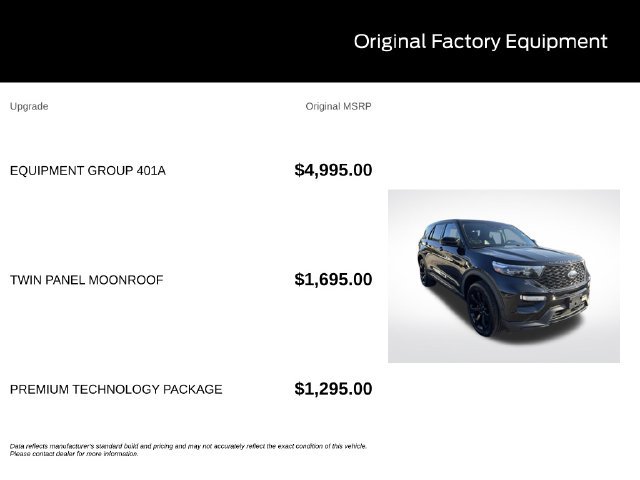 Certified 2021 Ford Explorer ST w/ Equipment Group 401A AWD/4WD image 11