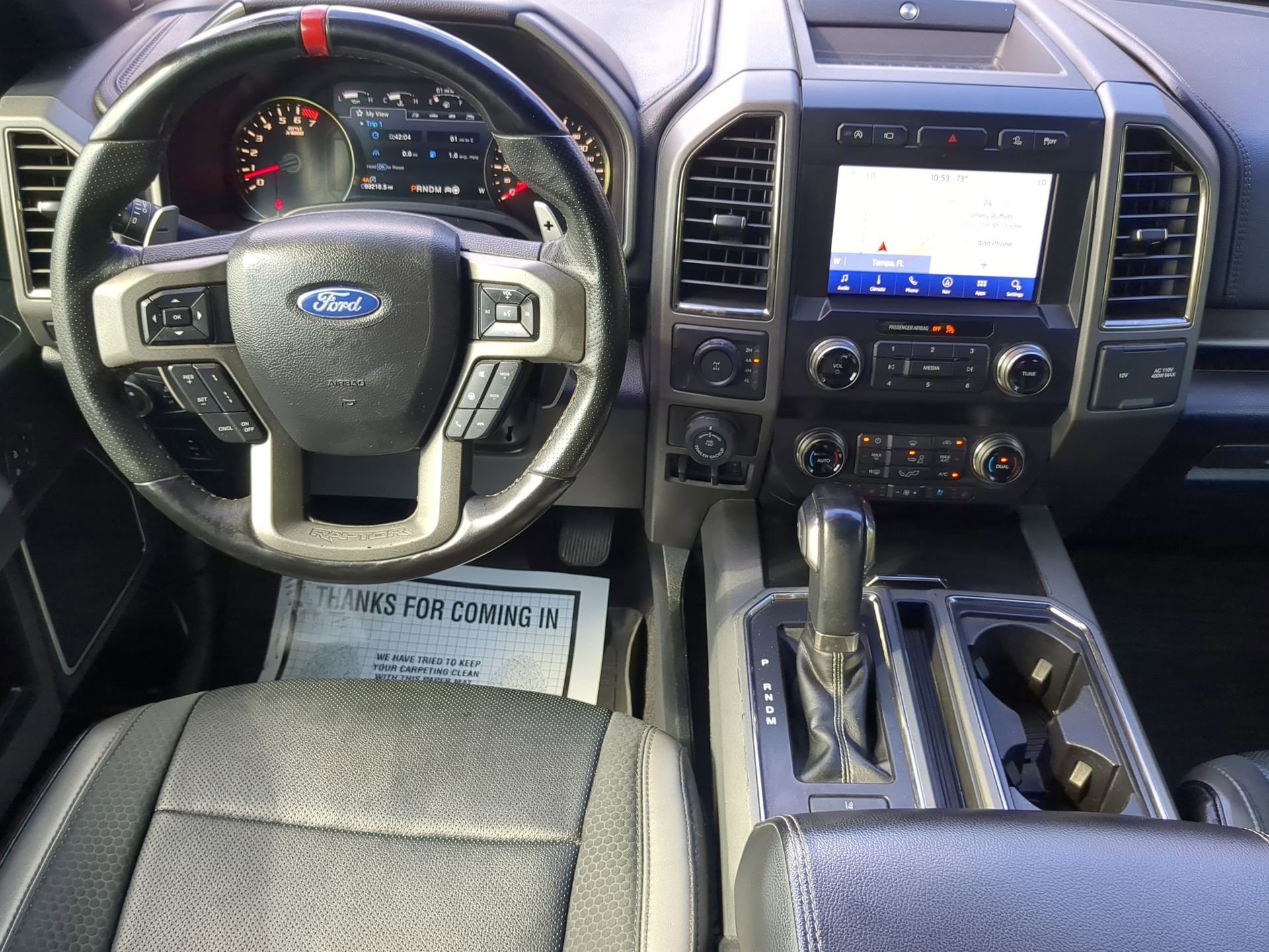 Certified 2020 Ford F150 Raptor w/ Equipment Group 802A Luxury image 43