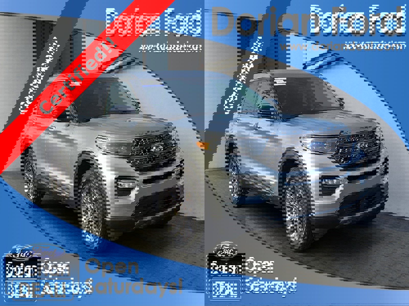 Certified 2023 Ford Explorer XLT w/ Equipment Group 202A