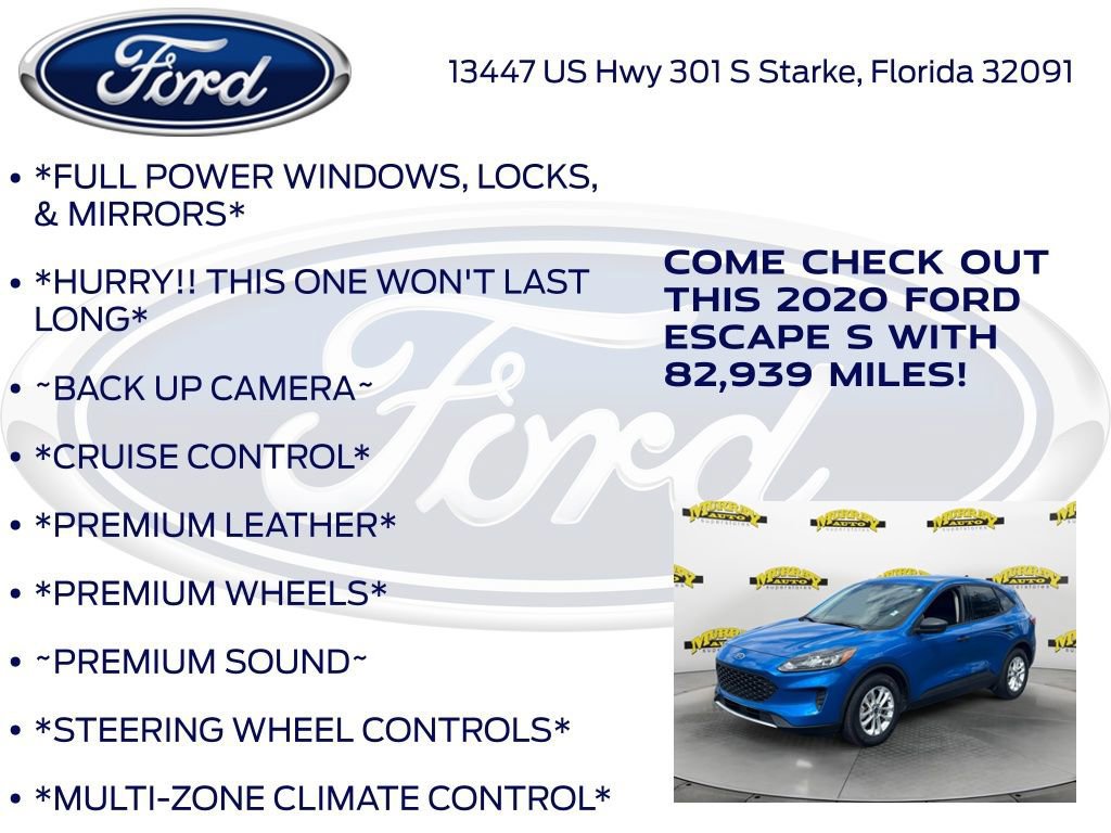 Certified 2020 Ford Escape S image 11