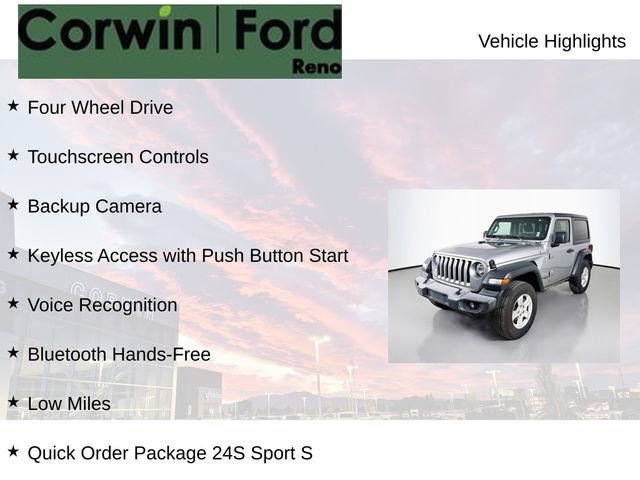 Used 2019 Jeep Wrangler Sport video 2
