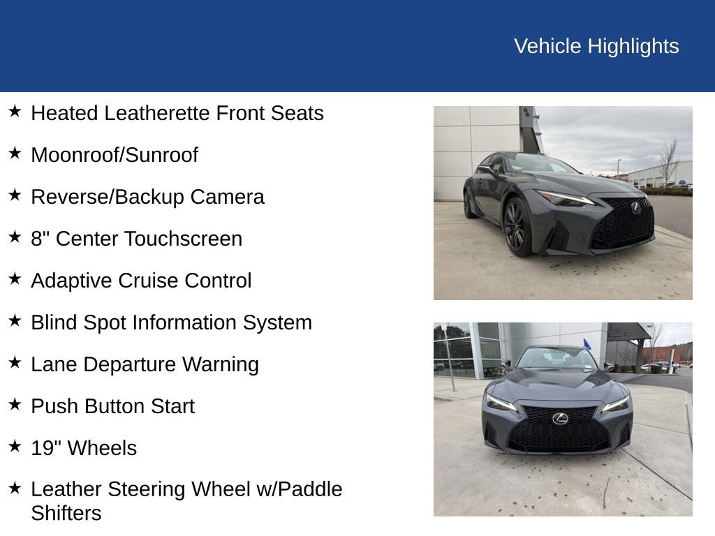 Used 2024 Lexus IS 350 F Sport image 33