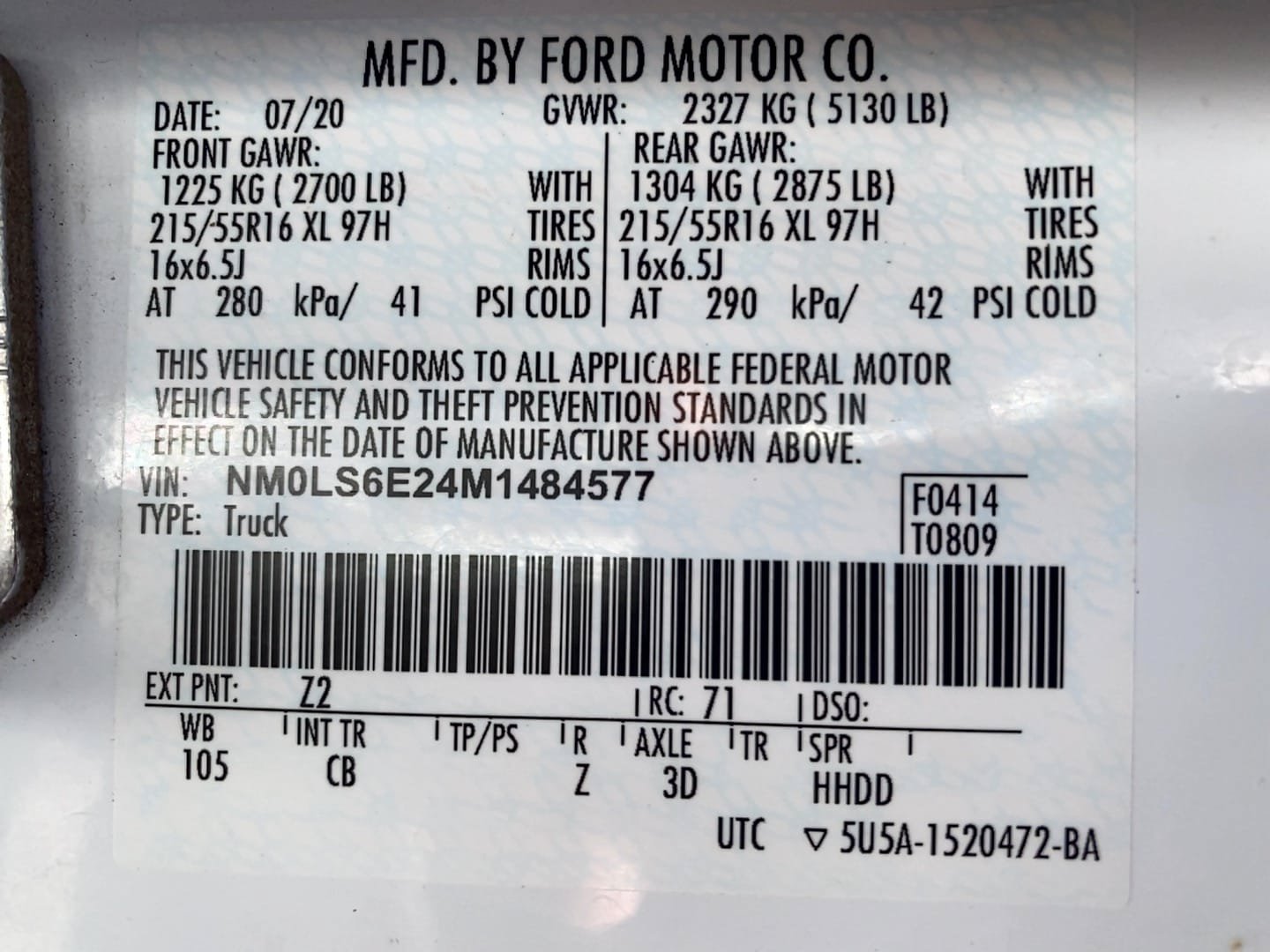 Certified 2021 Ford Transit Connect XL FWD image 21