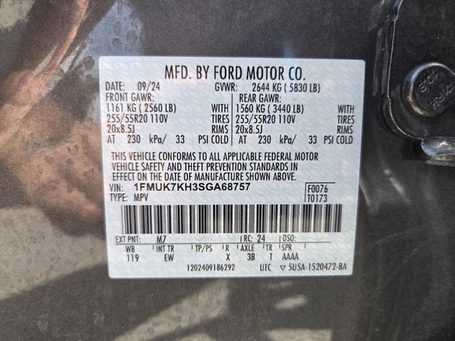 Certified 2025 Ford Explorer ST-Line w/ Premium Package RWD image 22