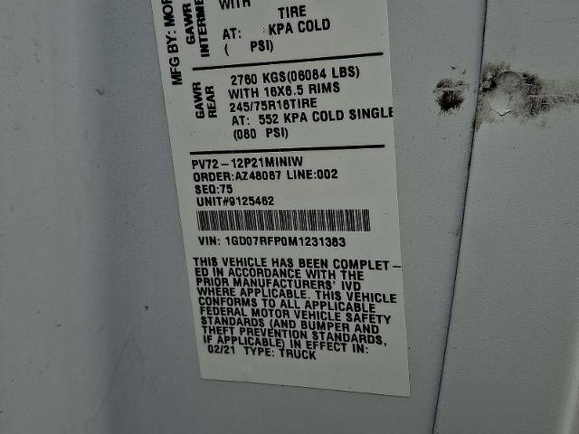 Used 2021 GMC Savana 3500 w/ Power Convenience Package RWD image 24