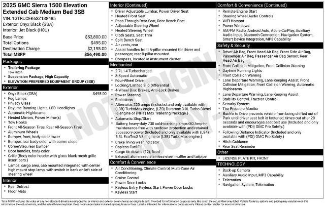 Used 2025 GMC Sierra 1500 Elevation AWD/4WD image 2