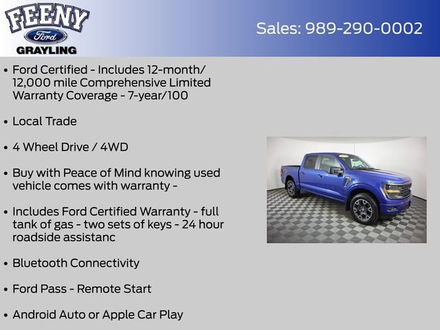 Certified 2024 Ford F150 STX w/ Mobile Office Package AWD/4WD image 4