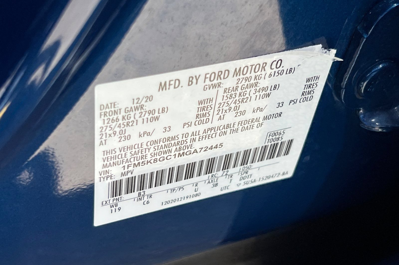 Certified 2021 Ford Explorer ST w/ Equipment Group 401A AWD/4WD image 31