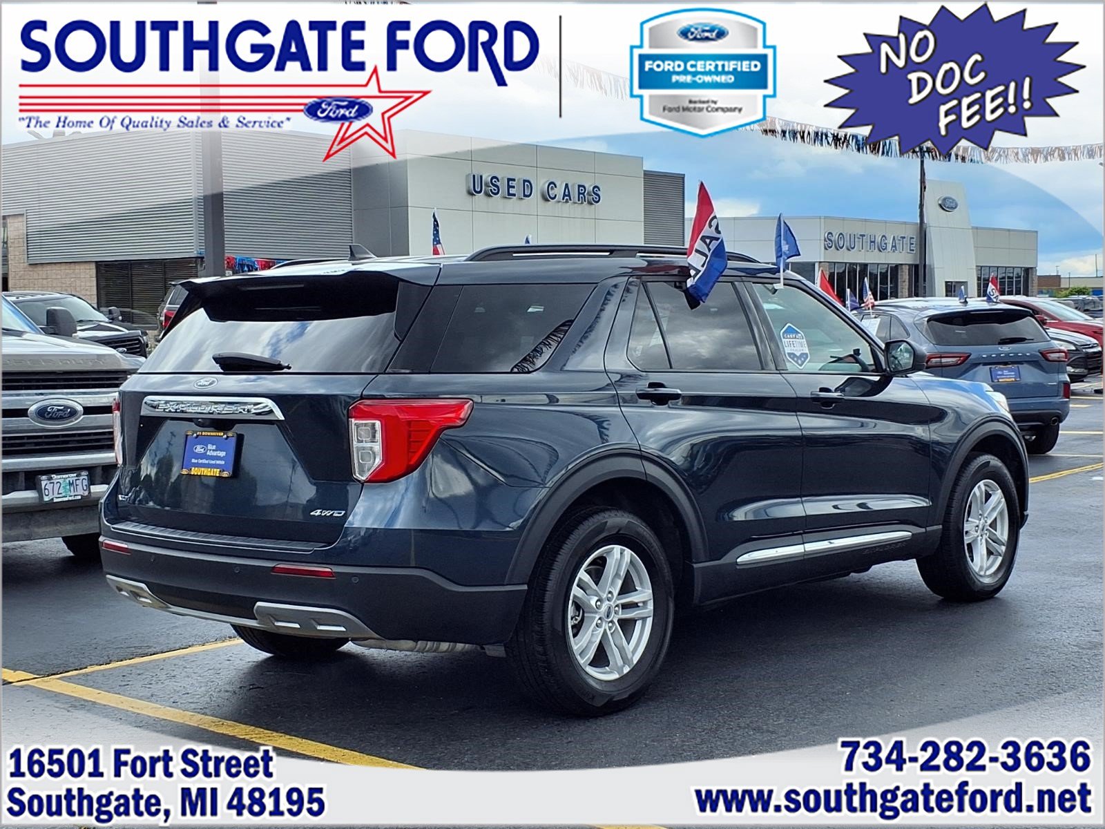Certified 2024 Ford Explorer XLT w/ Equipment Group 202A AWD/4WD image 2