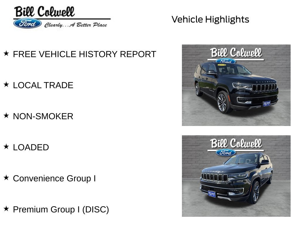 Used 2022 Jeep Wagoneer Series III w/ Premium Group I AWD/4WD image 12
