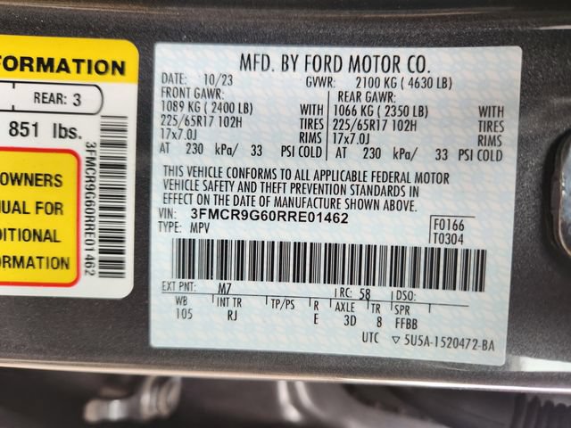 Certified 2024 Ford Bronco Sport Heritage w/ Heritage Convenience Package AWD/4WD image 28