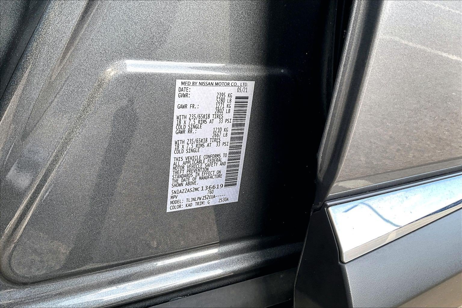 Used 2021 Nissan Murano S AWD/4WD image 19