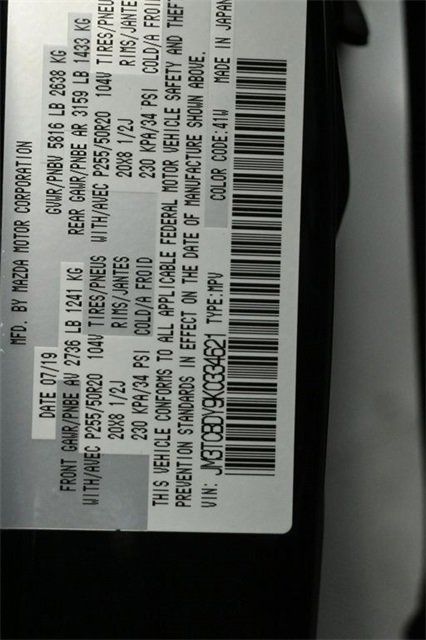 Used 2019 MAZDA CX-9 Grand Touring image 53