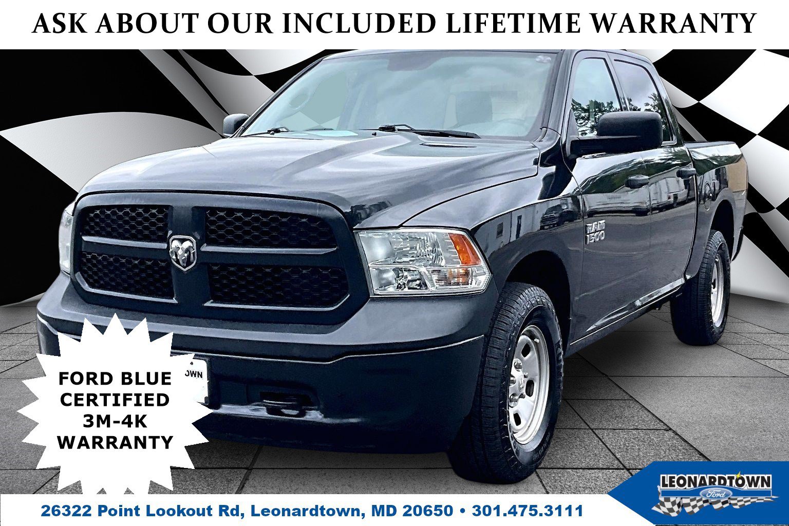 Used 2018 RAM 1500 Tradesman w/ Protection Group AWD/4WD image 1