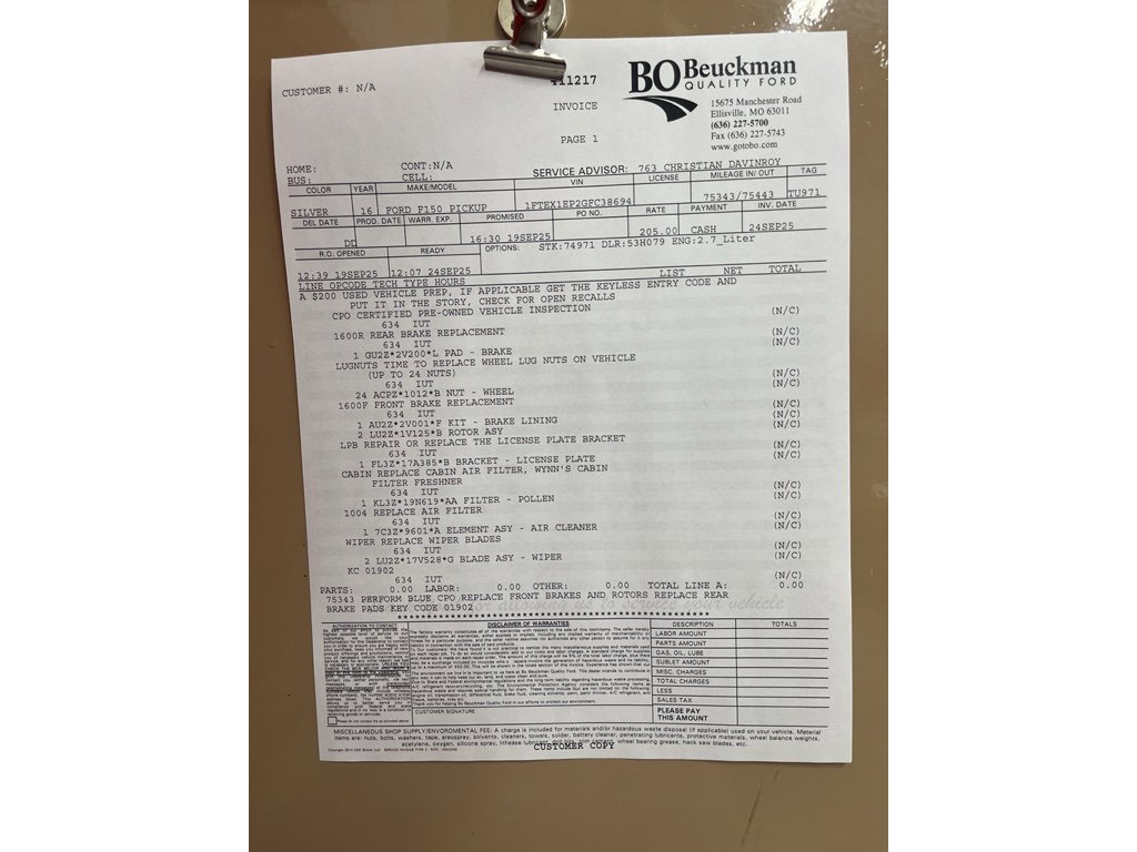 Certified 2016 Ford F150 Lariat image 35