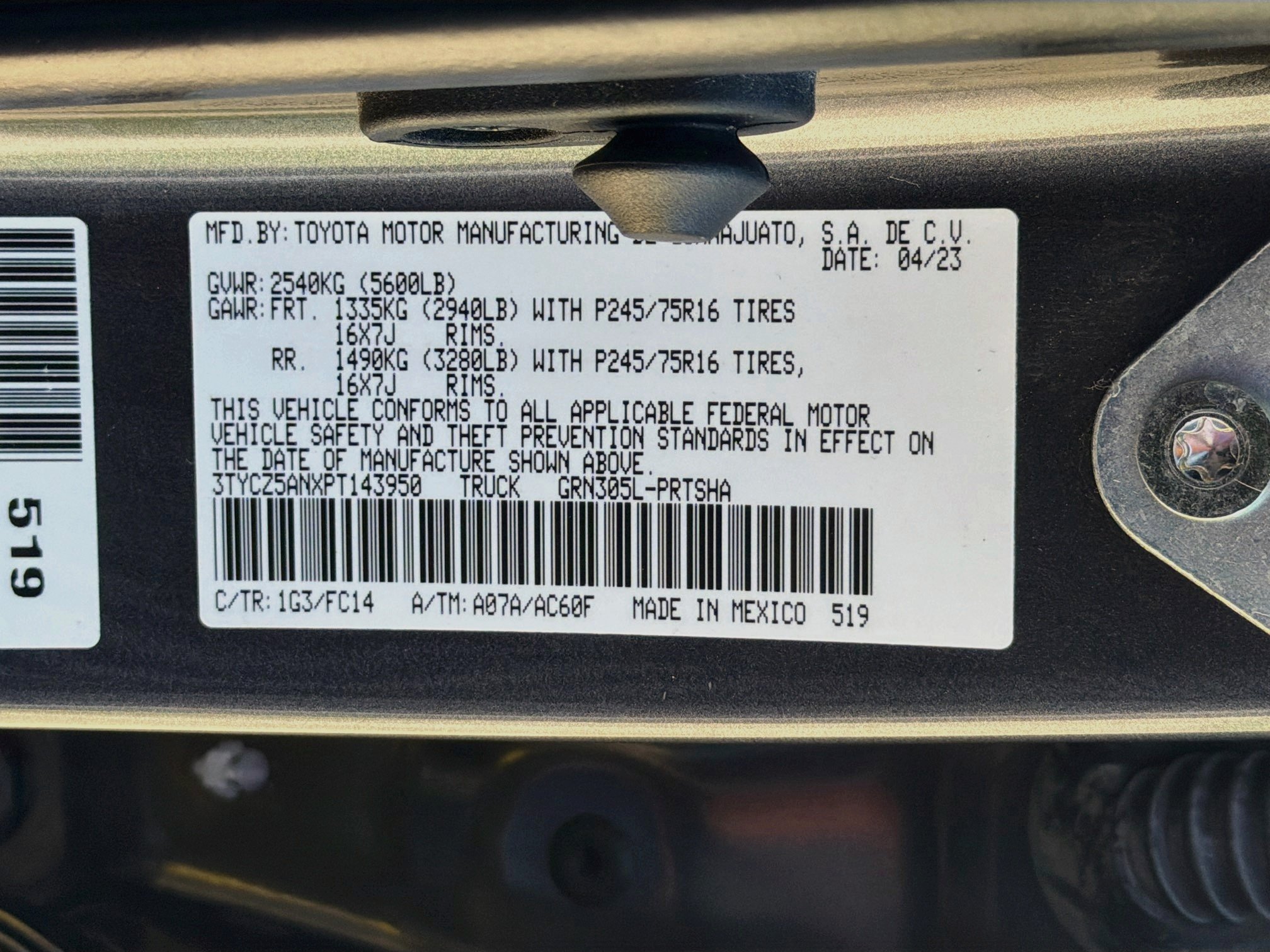 Used 2023 Toyota Tacoma SR5 w/ SX Package AWD/4WD image 30