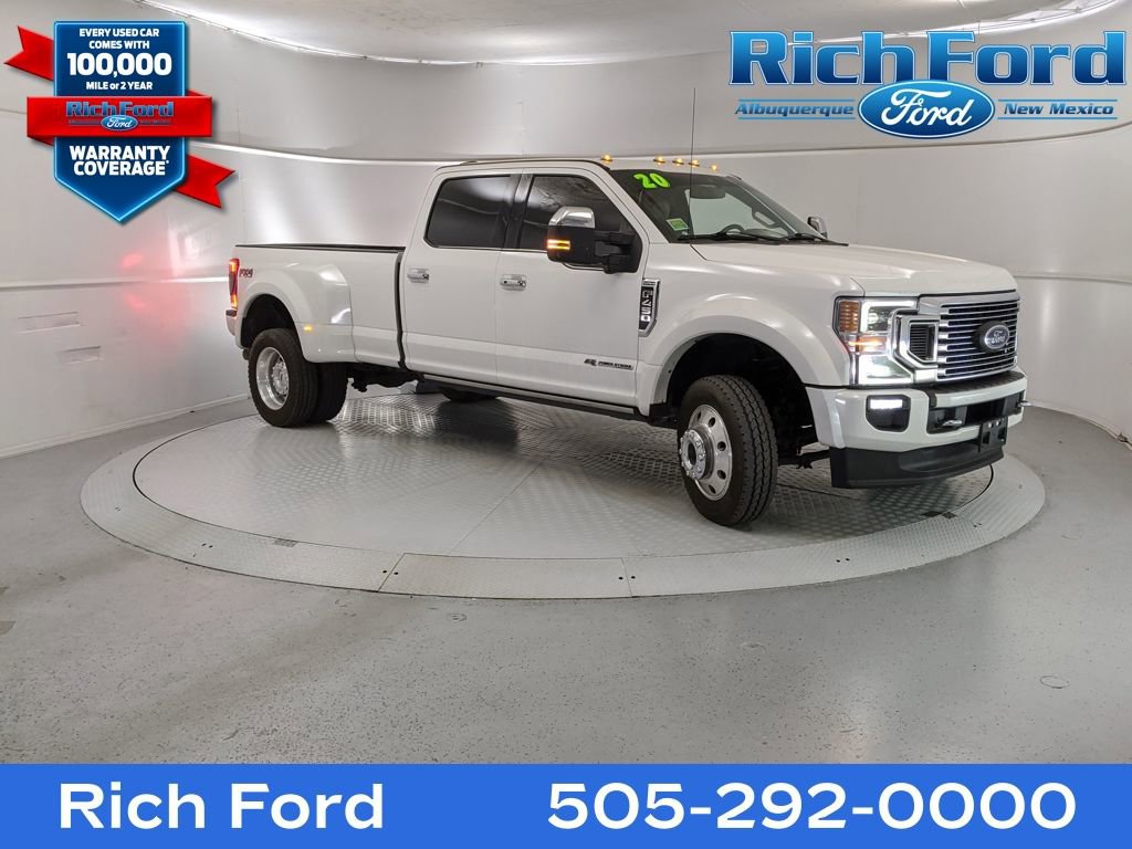 Certified 2020 Ford F450 Platinum w/ FX4 Off-Road Package