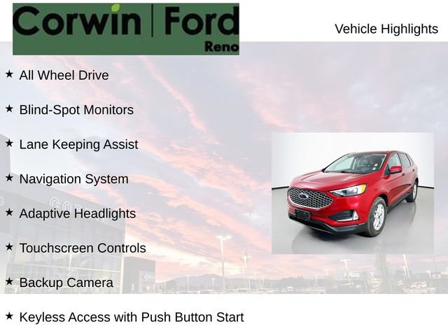 Certified 2024 Ford Edge SEL w/ Convenience Package AWD/4WD image 7