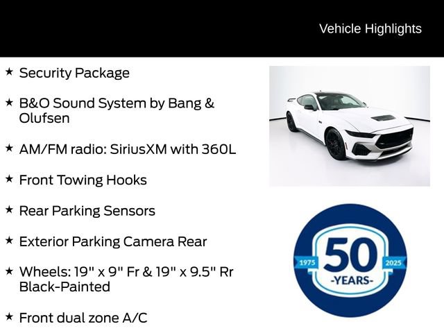 Certified 2024 Ford Mustang GT Premium w/ GT Performance Package RWD image 11