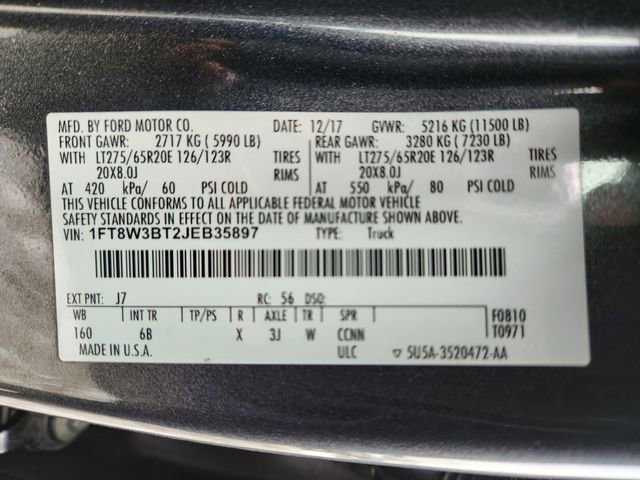 Certified 2018 Ford F350 Lariat w/ Chrome Package image 28