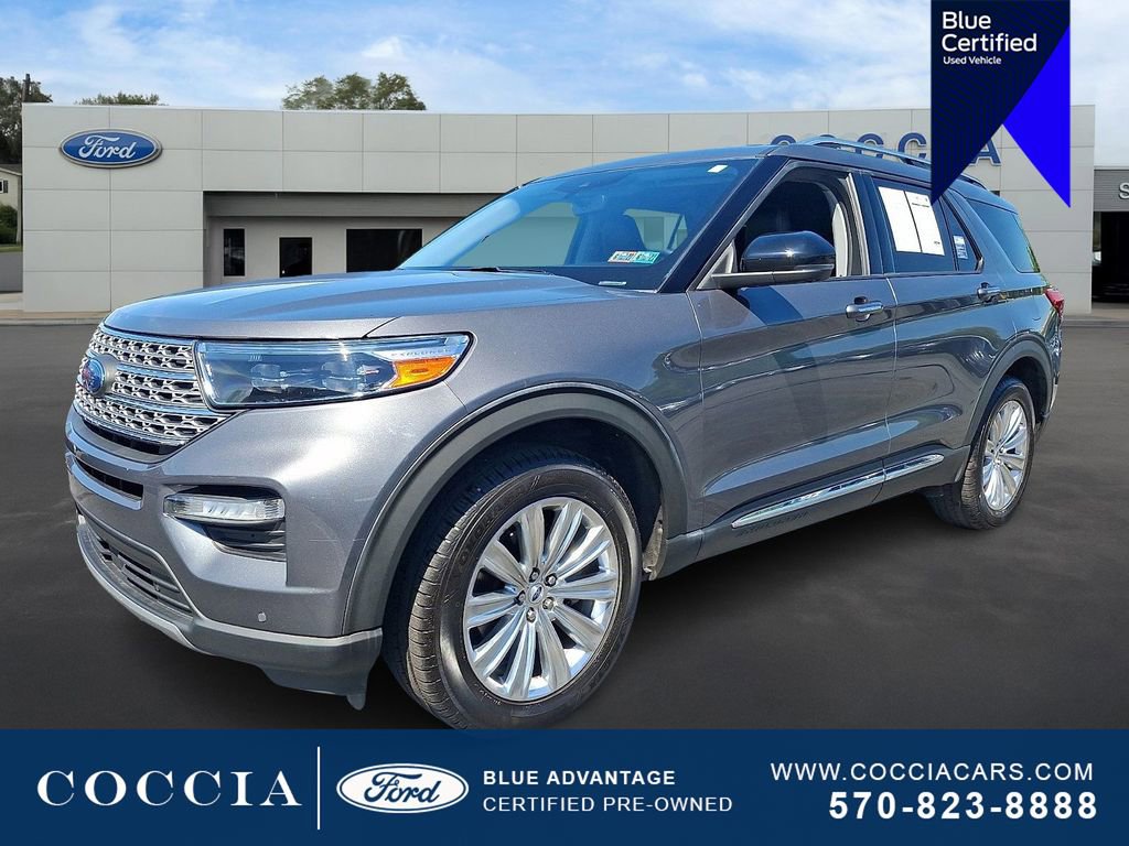 Certified 2021 Ford Explorer Limited AWD/4WD image 1