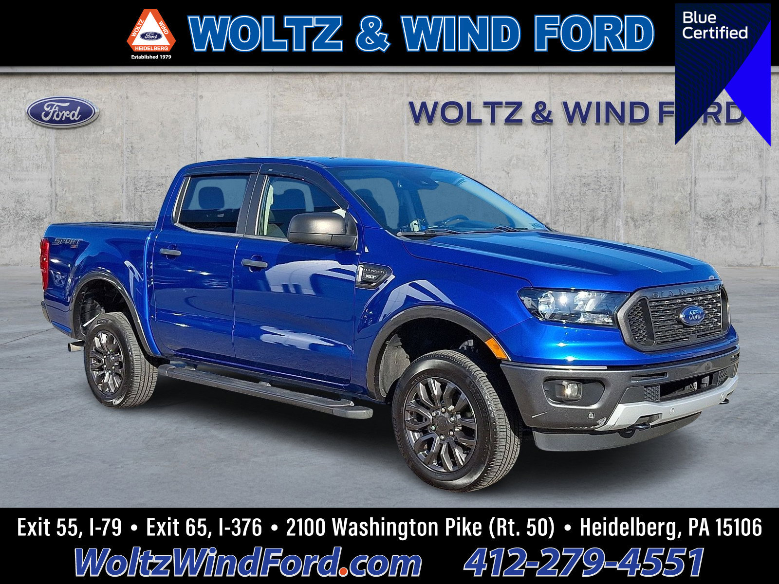Certified 2019 Ford Ranger XLT w/ Equipment Group 301A Mid image 1