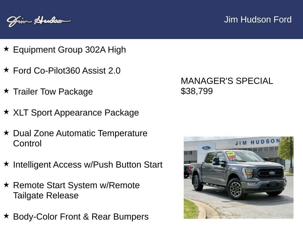 Certified 2021 Ford F150 XLT w/ Equipment Group 302A High AWD/4WD image 12