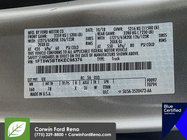 Certified 2019 Ford F350 Platinum w/ Platinum Ultimate Package AWD/4WD image 37