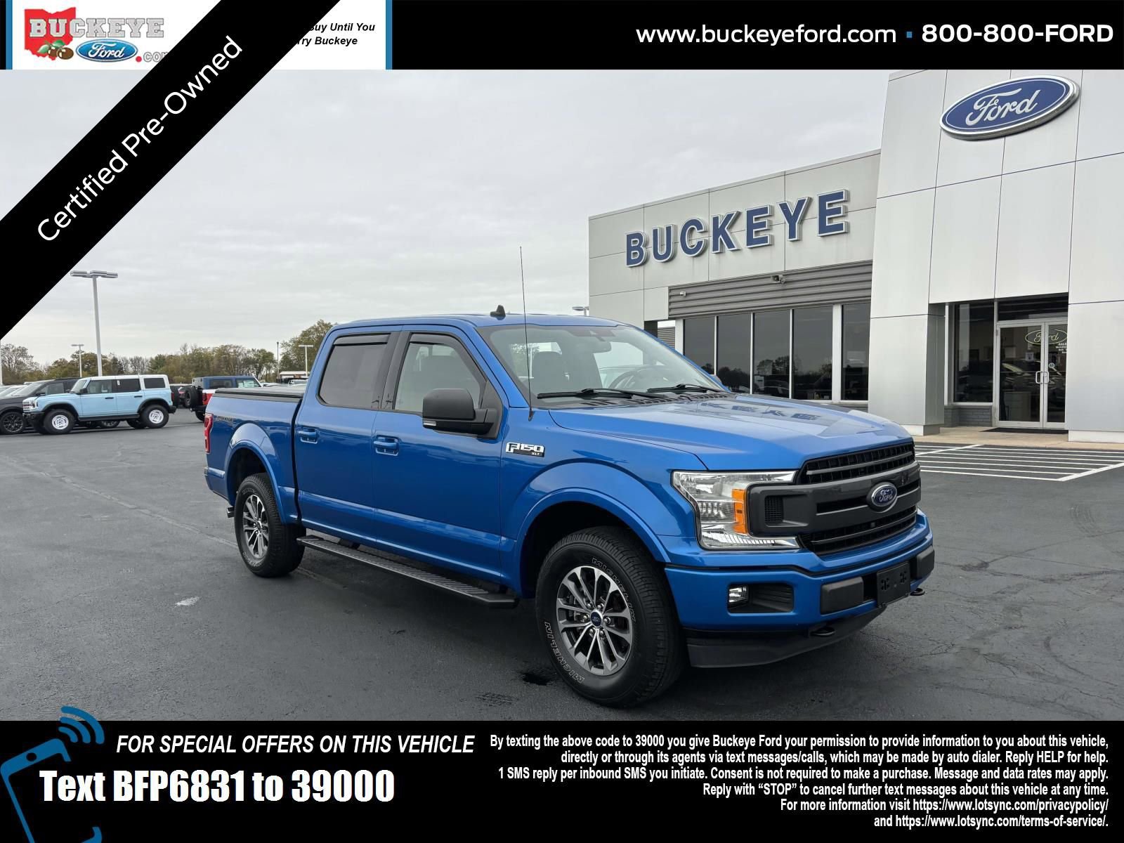 Certified 2020 Ford F150 XLT w/ Equipment Group 302A Luxury image 1