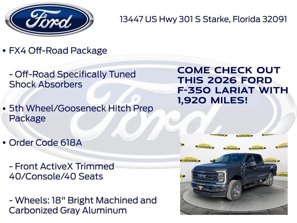 Certified 2026 Ford F350 Lariat w/ Lariat Premium Package image 22