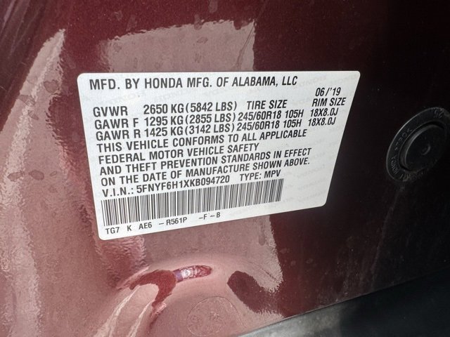 Used 2019 Honda Pilot LX image 39