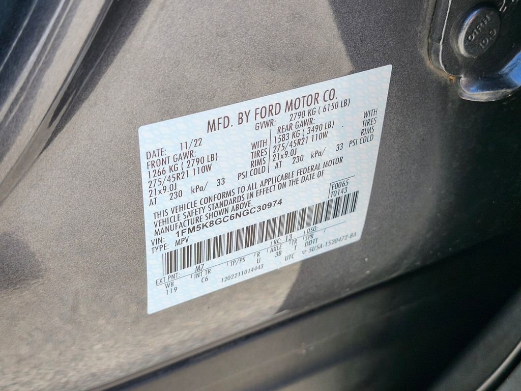 Certified 2022 Ford Explorer ST w/ Equipment Group 401A image 38