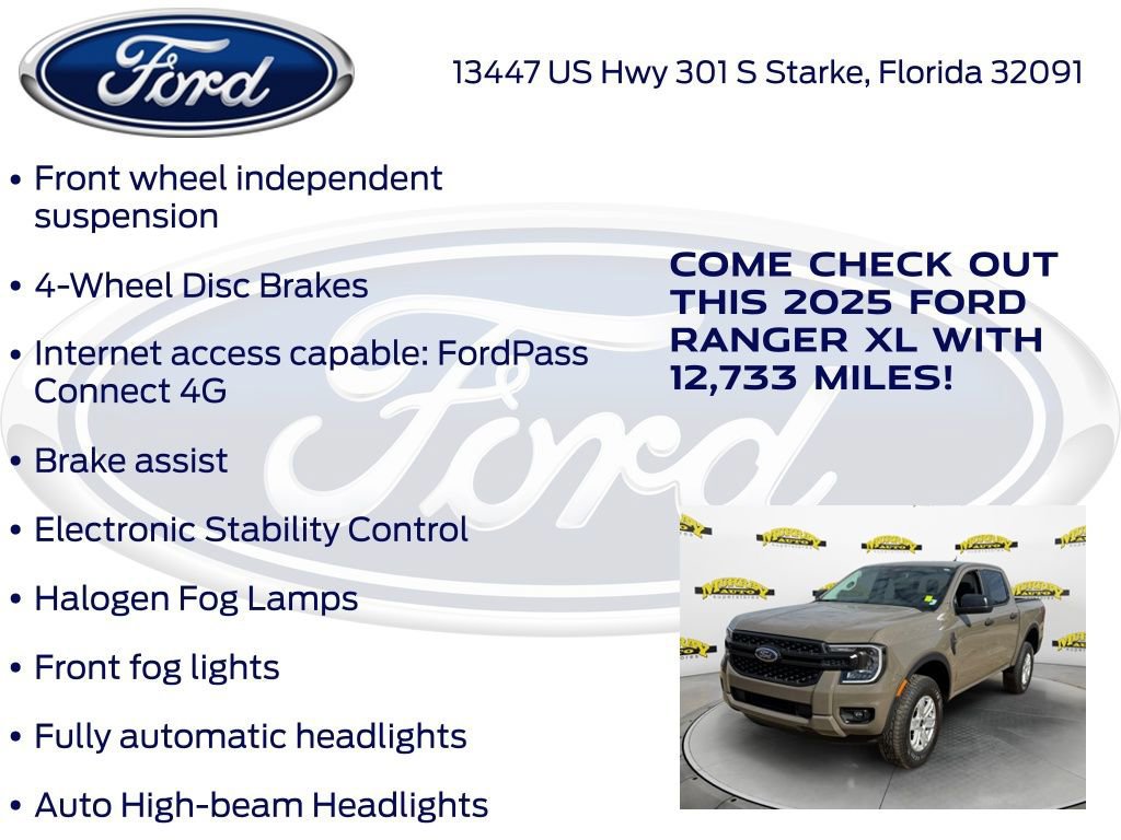 Certified 2025 Ford Ranger XL w/ Trailer Tow Package image 32