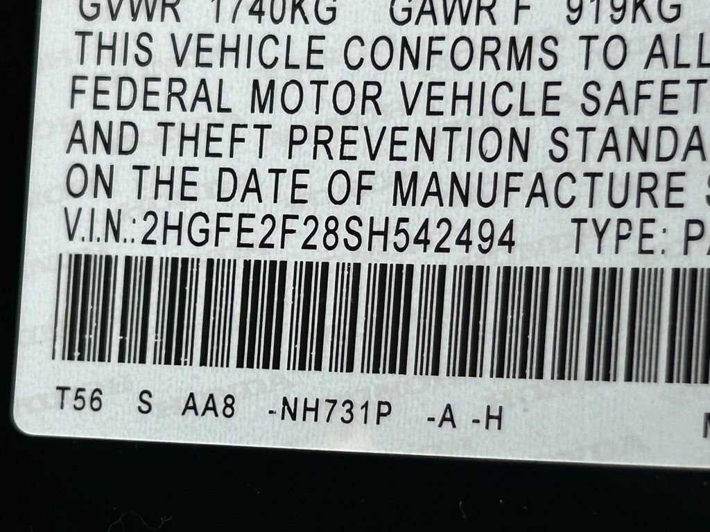 Used 2025 Honda Civic LX image 40