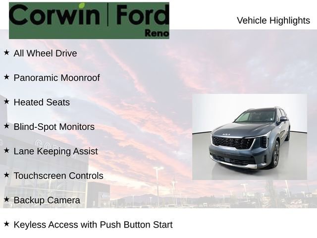 Used 2024 Kia Sorento S w/ Panoramic Sunroof Package image 2