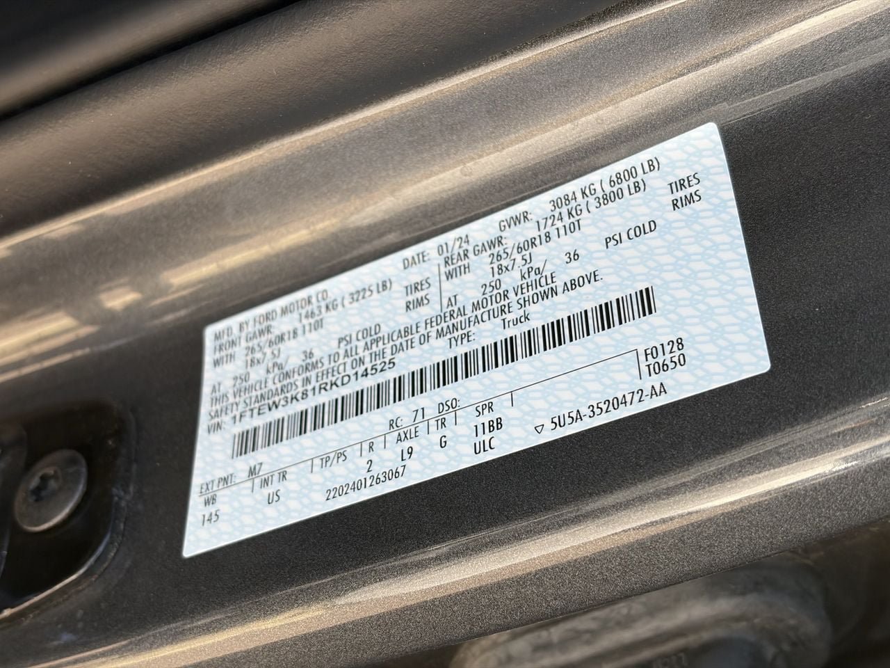 Certified 2024 Ford F150 XLT w/ Mobile Office Package RWD image 33