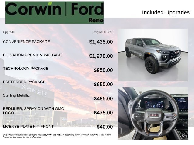 Used 2025 GMC Canyon Elevation w/ Convenience Package AWD/4WD image 3