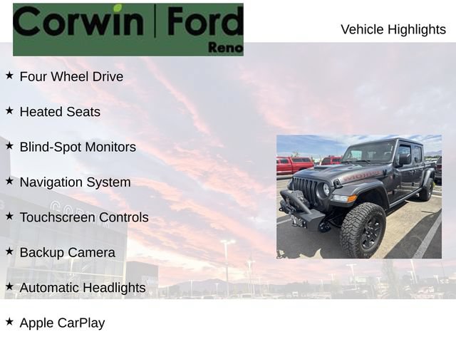 Used 2023 Jeep Gladiator Mojave w/ Cold Weather Group AWD/4WD image 8